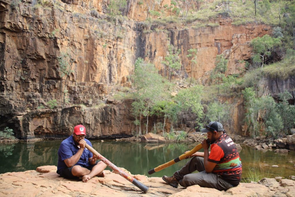 Learning skills from the indigenous locals at Katherine Gorge